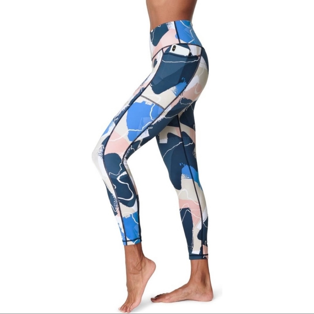 Sweaty Betty Super Sculpt Printed 7/8 Leggings Size 4 NWT